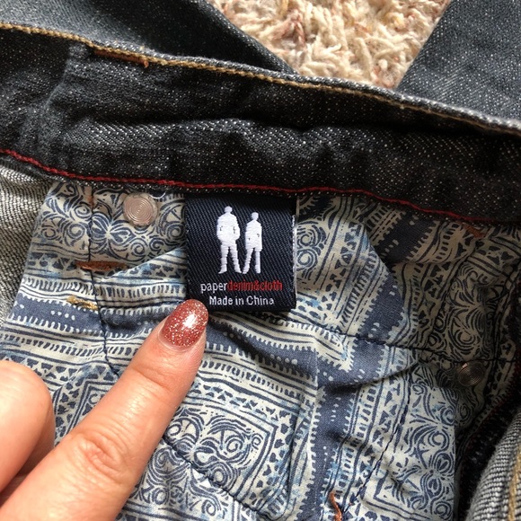 Paper Denim & Cloth Sienna Low Rise Straight Jeans - Picture 4 of 5